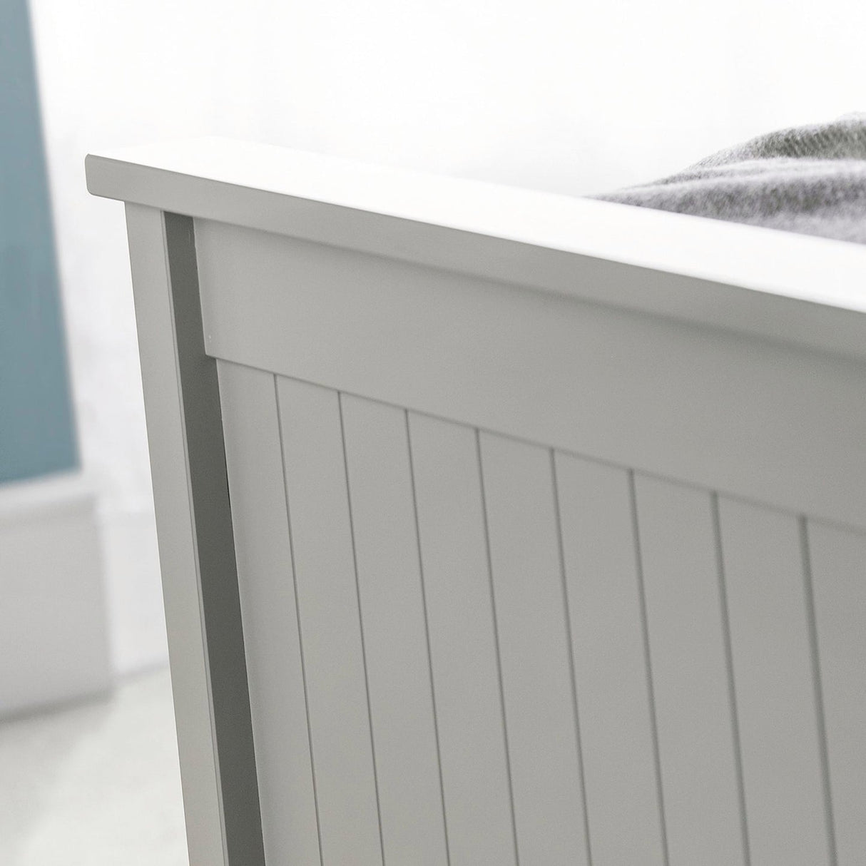 Wooden Double Ottoman Storage Bed - Maine