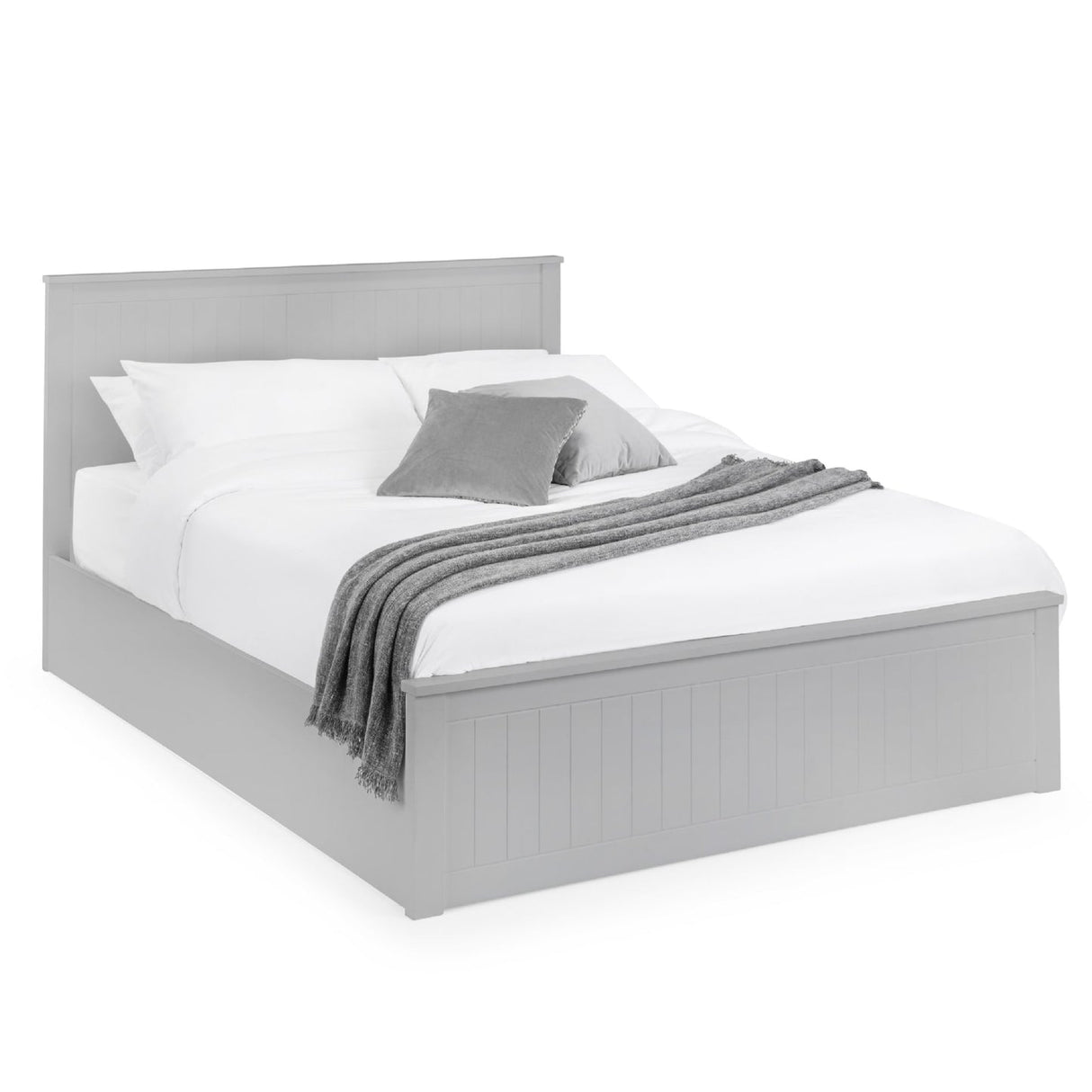 Wooden Double Ottoman Storage Bed - Maine