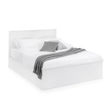 Wooden Double Ottoman Storage Bed - Maine