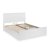 Wooden Double Ottoman Storage Bed - Maine
