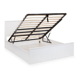 Wooden Double Ottoman Storage Bed - Maine
