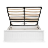 Wooden Double Ottoman Storage Bed - Maine