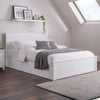 Wooden Double Ottoman Storage Bed - Maine
