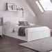 Wooden Double Ottoman Storage Bed - Maine