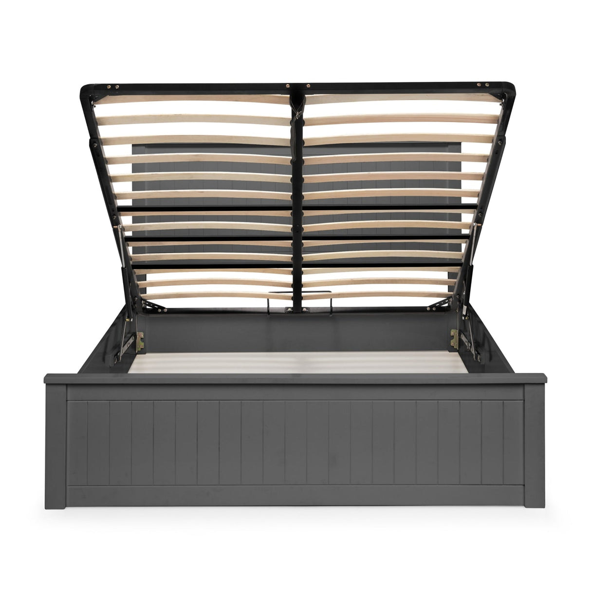 Wooden Double Ottoman Storage Bed - Maine
