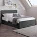 Wooden Double Ottoman Storage Bed - Maine