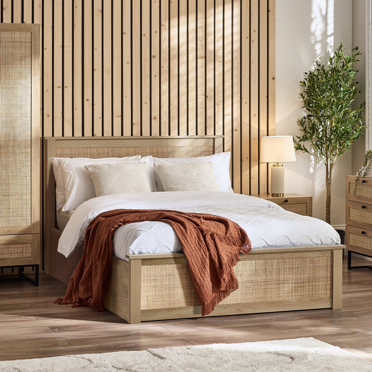 Wooden Double Ottoman Storage Bed - Padstow
