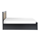 Wooden Double Ottoman Storage Bed - Padstow