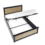 Wooden Double Ottoman Storage Bed - Padstow