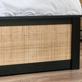 Wooden Double Ottoman Storage Bed - Padstow