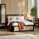 Wooden Double Ottoman Storage Bed - Padstow