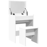 Wooden Dressing Table 60cm Wide With Stool - Vantage Home