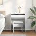 Wooden Dressing Table 60cm Wide With Stool - Vantage Home