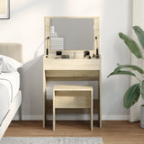 Wooden Dressing Table 60cm Wide With Stool - Vantage Home