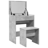 Wooden Dressing Table 60cm Wide With Stool - Vantage Home
