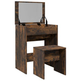 Wooden Dressing Table 60cm Wide With Stool - Vantage Home