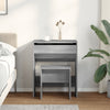 Wooden Dressing Table 60cm Wide With Stool - Vantage Home