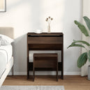 Wooden Dressing Table 60cm Wide With Stool - Vantage Home