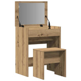 Wooden Dressing Table 60cm Wide With Stool - Vantage Home