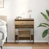 Wooden Dressing Table 60cm Wide With Stool - Vantage Home