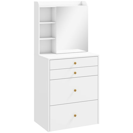 Wooden Dressing Table Set 60cm Wide - Velmora