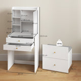 Wooden Dressing Table Set 60cm Wide - Velmora