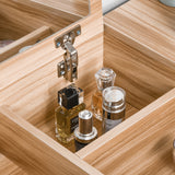 Wooden Dressing Table Set 80cm Wide - Velmora