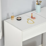 Wooden Dressing Table Set 80cm Wide - Velmora
