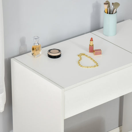 Wooden Dressing Table Set 80cm Wide - Velmora