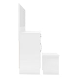 Wooden Dressing Table Set With 1 Door And 2 Drawers - Nevada