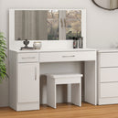 Wooden Dressing Table Set With 1 Door And 2 Drawers - Nevada