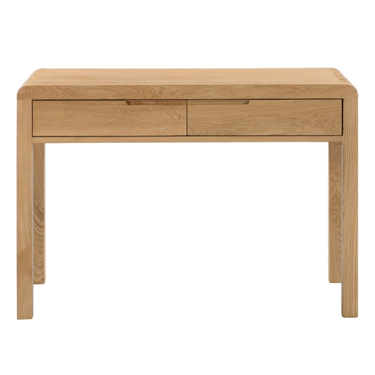 Wooden Dressing Table With 2 Drawer And Stool - Curve