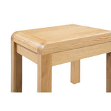 Wooden Dressing Table With 2 Drawer And Stool - Curve