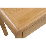 Wooden Dressing Table With 2 Drawer And Stool - Curve