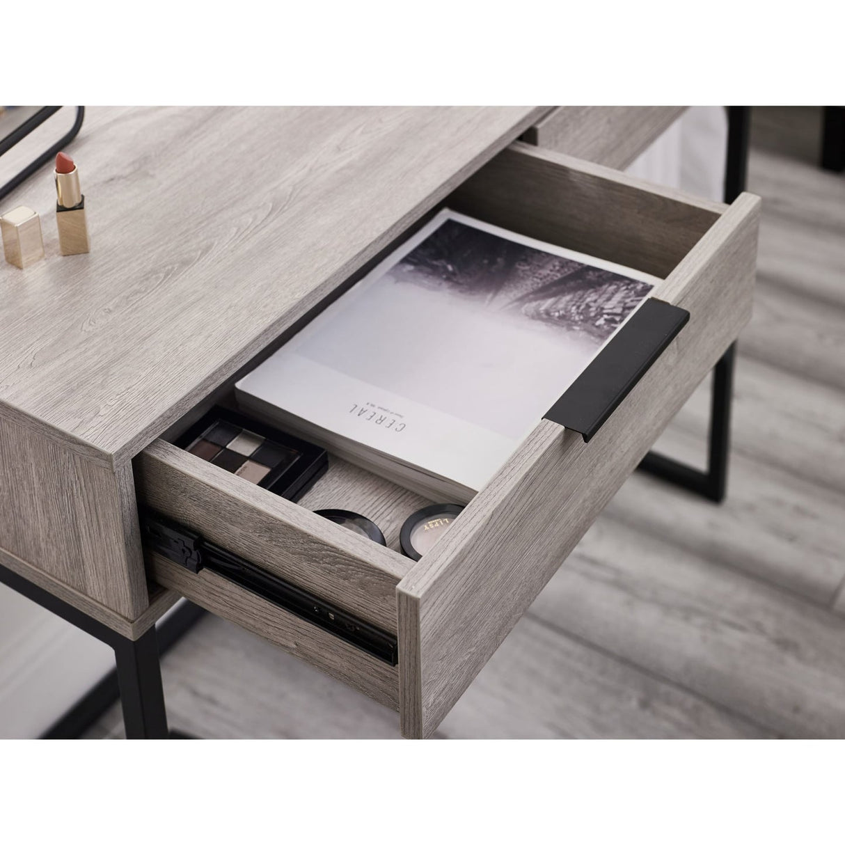 Wooden Dressing Table With 2 Drawers - Bali