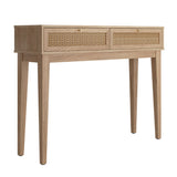 Wooden Dressing Table With 2 Drawers - Bordeaux
