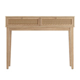 Wooden Dressing Table With 2 Drawers - Bordeaux