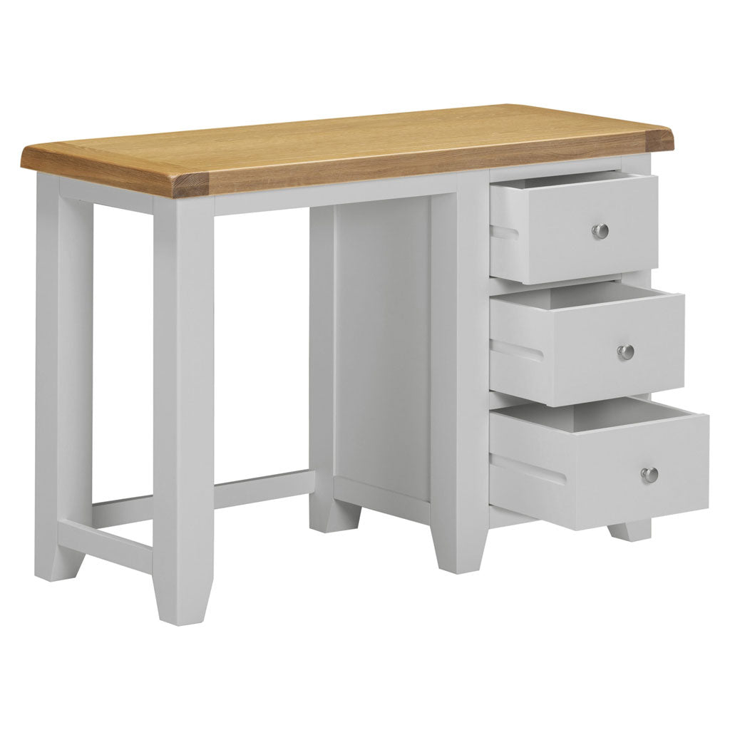 Wooden Dressing Table With 3 Drawers - Windsor