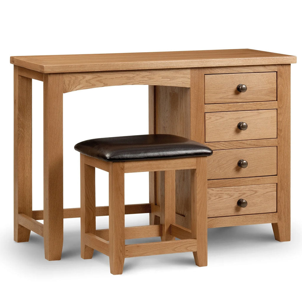 Wooden Dressing Table With 4 Drawers - Marlborough