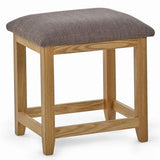 Wooden Dressing Table With 6 Drawers And Stool - Mallory