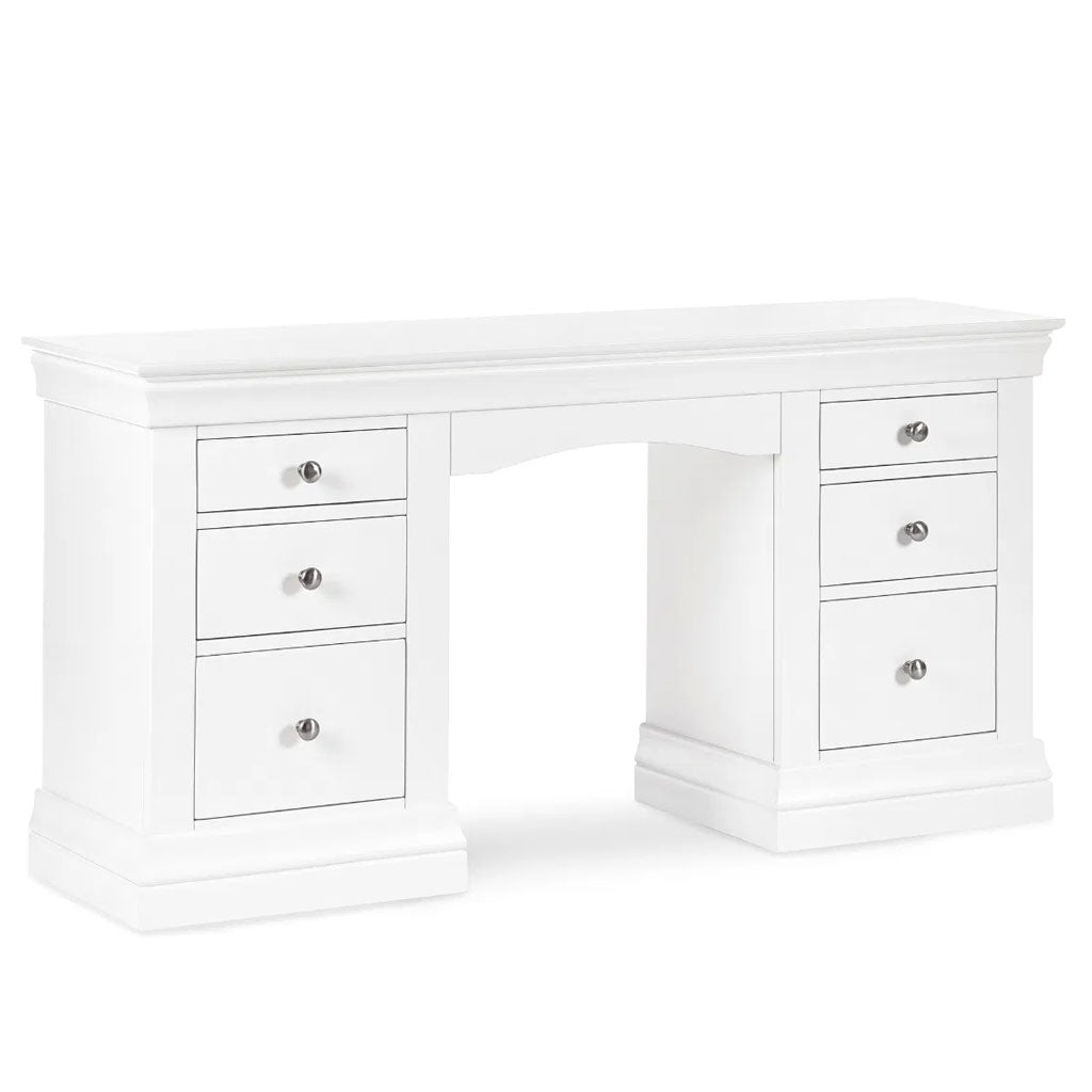 Wooden Dressing Table With 6 Drawers - Clermont