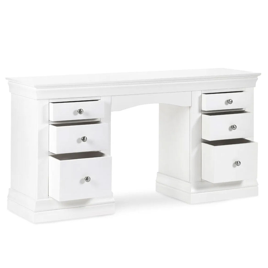 Wooden Dressing Table With 6 Drawers - Clermont