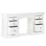 Wooden Dressing Table With 6 Drawers - Clermont