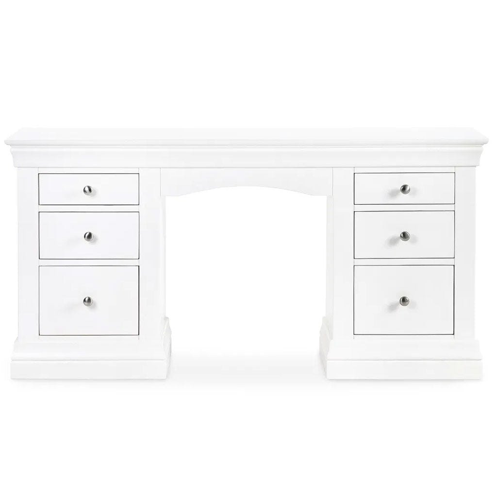 Wooden Dressing Table With 6 Drawers - Clermont