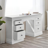 Wooden Dressing Table With 6 Drawers - Clermont