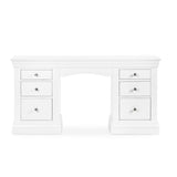 Wooden Dressing Table With 6 Drawers - Clermont