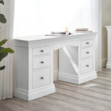 Wooden Dressing Table With 6 Drawers - Clermont