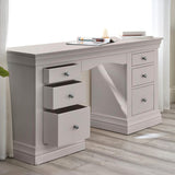 Wooden Dressing Table With 6 Drawers - Clermont