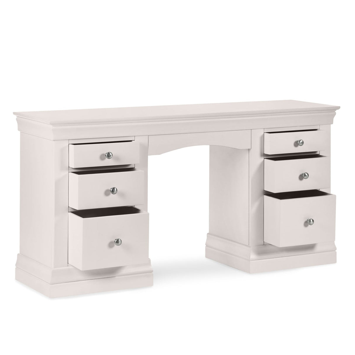 Wooden Dressing Table With 6 Drawers - Clermont