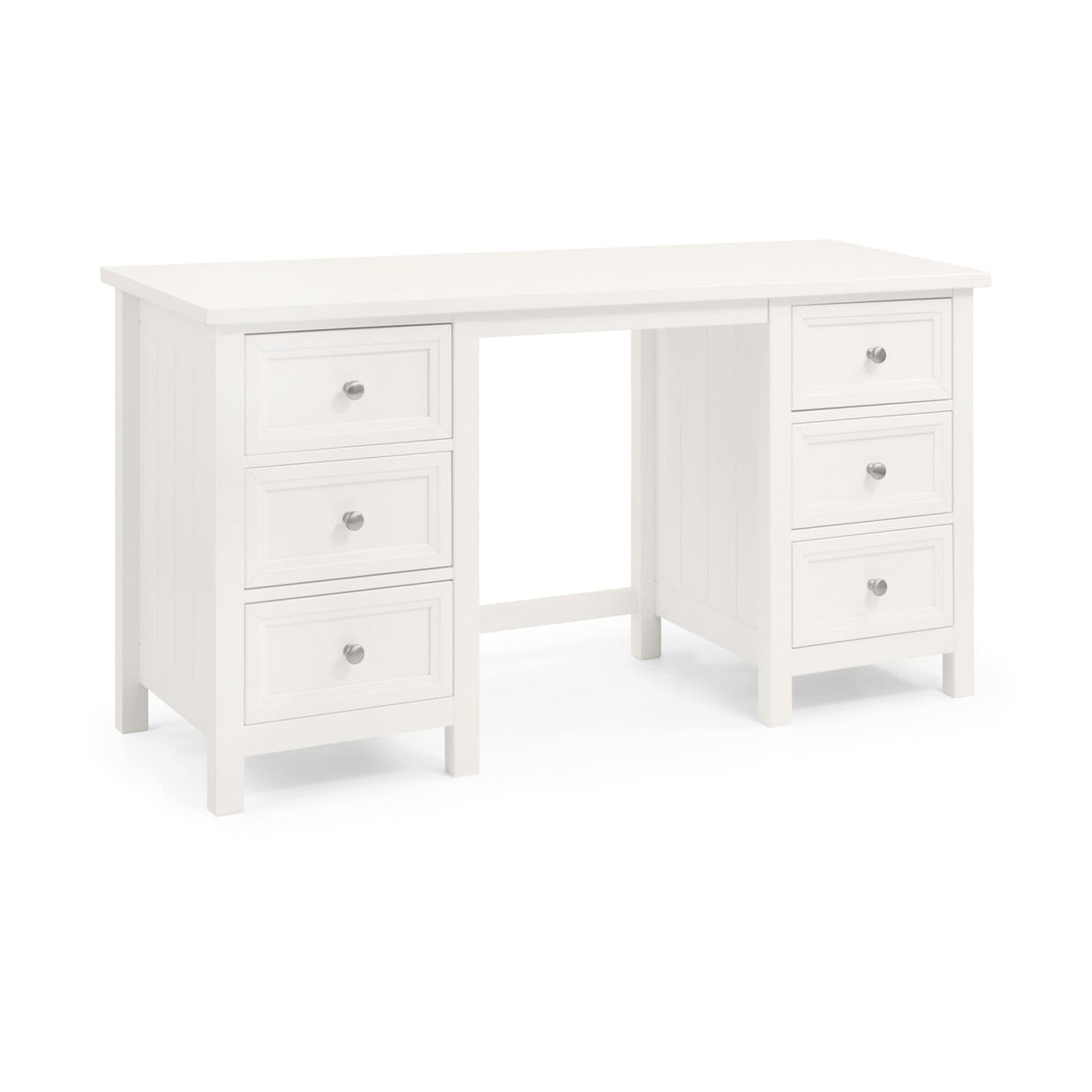 Wooden Dressing Table With 6 Drawers - Maine